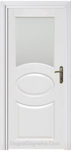 amerikan oval desenli tek gözlü kapı